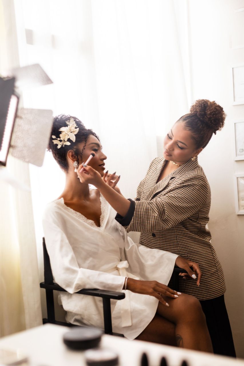 Maquiagem para noiva no L'Amour Beauty Studio, Salvador - BA